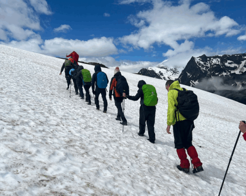 The Alps trek